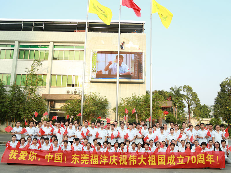 庆祝祖国70周年_福洋电子团队风采_东莞市福洋电子有限公司