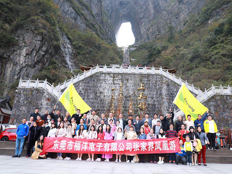 张家界天门山团建_福洋电子团队风采_东莞市福洋电子有限公司
