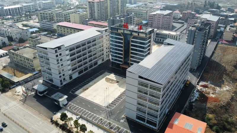 湖南福洋工业园航拍_福洋充电器湖南制造基地_福洋电子实力展示